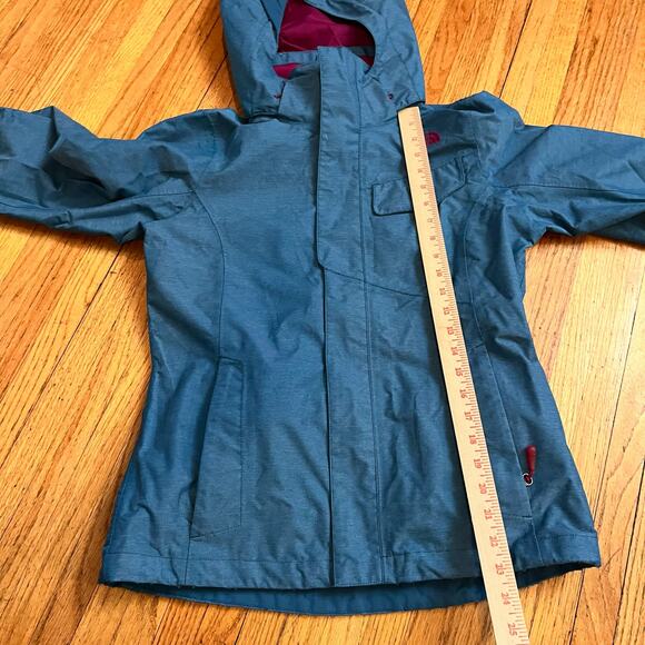 The North Face Coat Womens Small Hyvent Hooded Ski Jacket Blue * - Picture 11 of 11